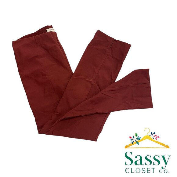 Vince Brown Pants L – High Rise, Straight Leg, Elevated Basic, EUC - Picture 1 of 7